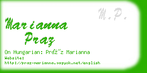 marianna praz business card